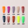 mophrati 24-Piece Extra-Long Press-On Nails, Artificial DIY Solid French Style, Elegant, Colorfast, 11 Yellow view 3