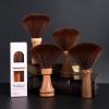 Double Wooden-Bristle Brush for Gentle Hair Removal and Vinyl Record Cleaning view 2
