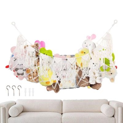 Large Boho Stuffed Animal Storage Net