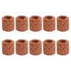 Gadpiparty 10-Piece Ceramic Plant Gravity Rings for Aquarium Biological Filtration view 1