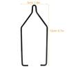 Toyvian Adjustable Black Metal Lamp Stand with Hook and Stable Base for Reptiles and Pets view 2