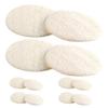 Natural Loofah Facial Exfoliating Pads, 12 Count view 1