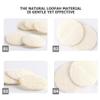 Natural Loofah Facial Exfoliating Pads, 12 Count view 3