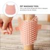 Gadpiparty Silicone Massage Brush for Cats and Dogs view 3