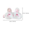 Plush Sleep Mask with Bunny Ears, Lightweight, Washable view 4