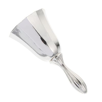 Manual Zinc Alloy Table Bell, Silver, Retro Kitchen Bell