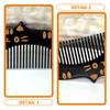 DOITOOL Natural Horn Comb view 2