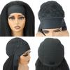 22-Inch Yaki Straight Human Hair Headband Wig, Glueless, No Lace Front, 180% Density view 4