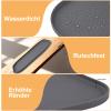2-Pack Non-Slip Pet Bowl Mat, 26cm x 26cm view 2
