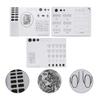 SEWACC 3-Piece Silicone Nail Art Stamping Mats view 3