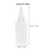Alipis 50 mL Plastic Squeeze Applicator Bottles, 50-Pack, White view 2