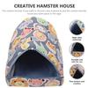 ifundom Small Animal Bed - Soft Plush Hamster Nest view 2