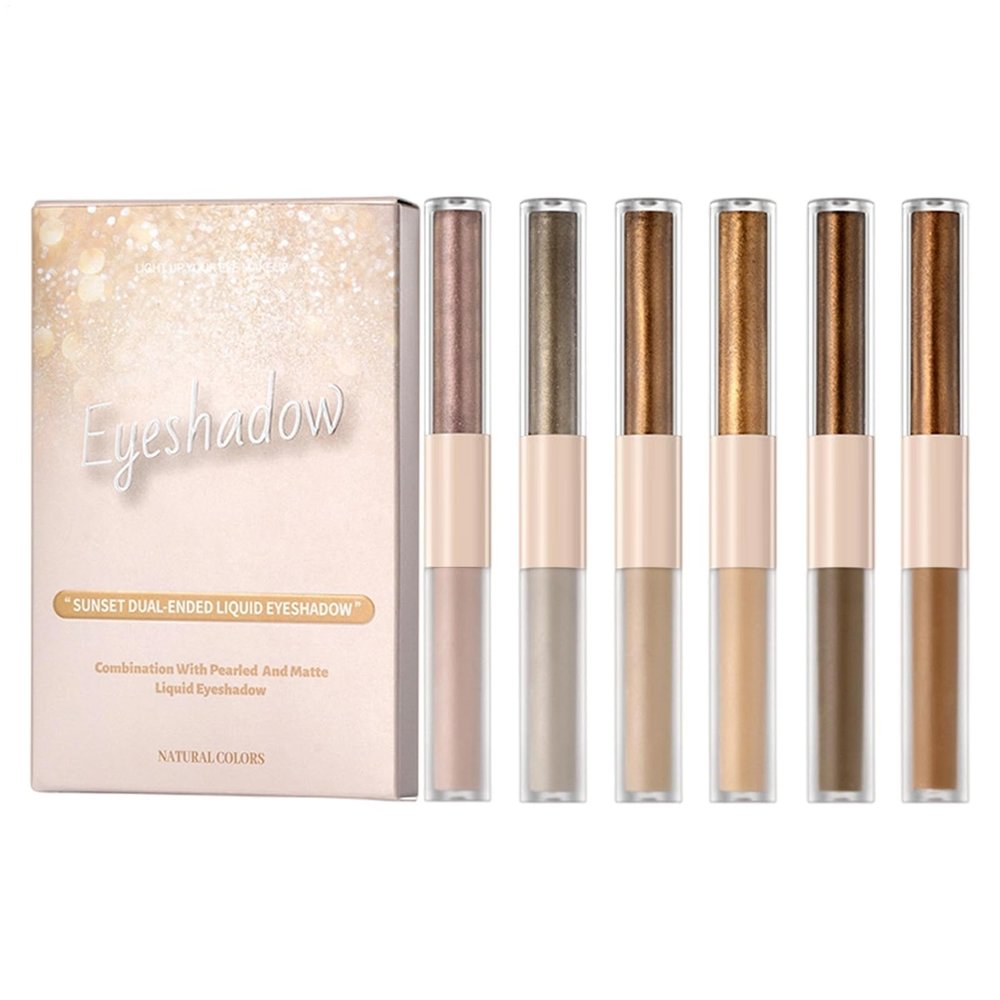 6-Piece Double-Ended Highly Pigmented Liquid Eyeshadow Set