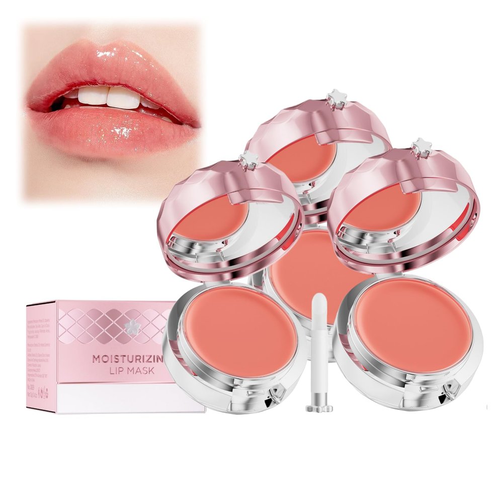 Moisturizing Lip Sleeping Mask with Mirror and Brush