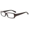 VEVESMUNDO Rectangular Reading Glasses, Brown, +4.0 Diopters, 1 Pair view 1