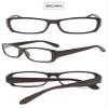 VEVESMUNDO Rectangular Reading Glasses, Brown, +4.0 Diopters, 1 Pair view 3