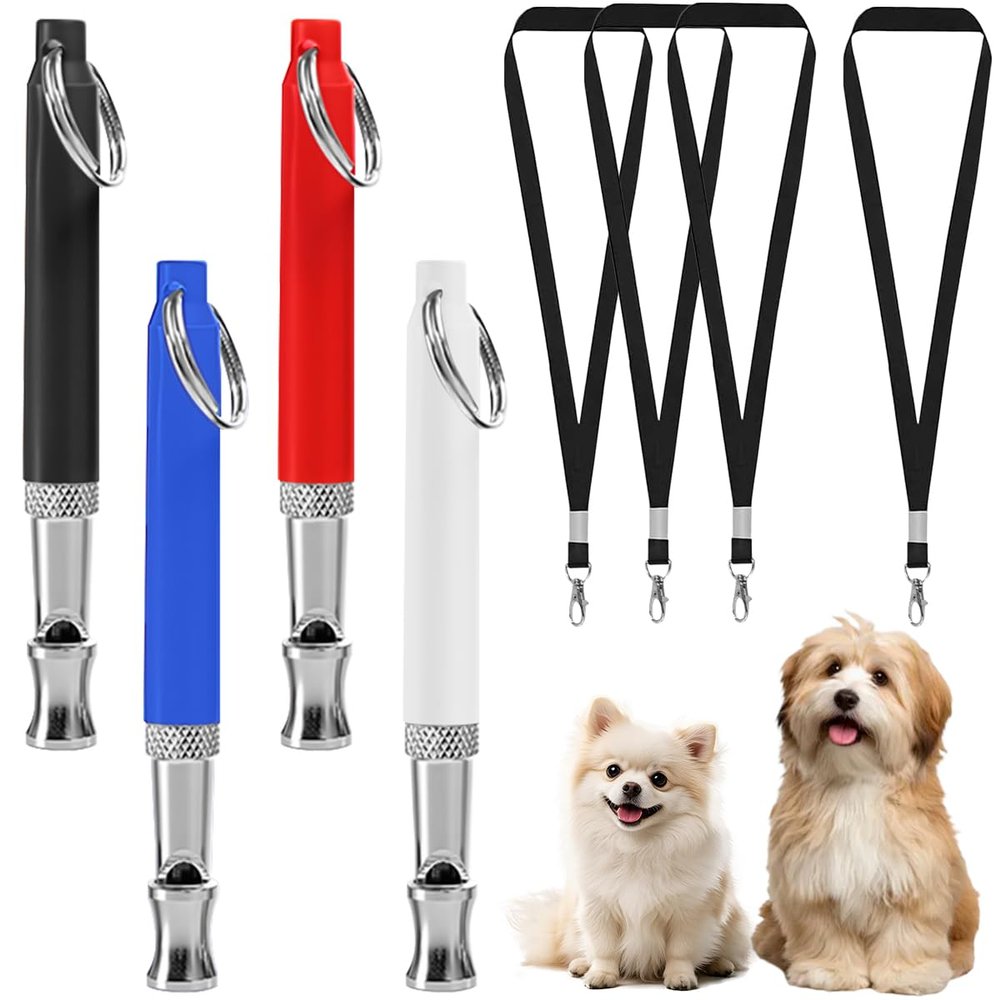 VGECEE 4-Pack Dog Whistle Recall