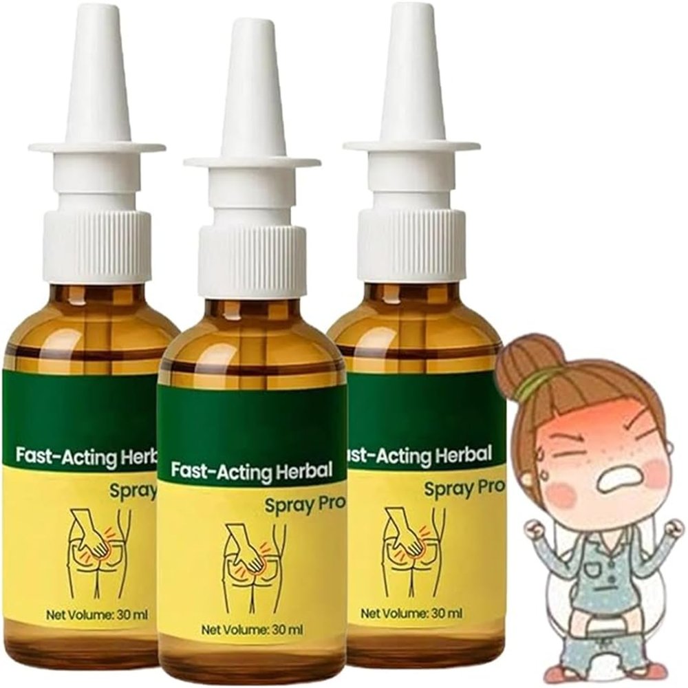 Fast-Acting Herbal Hemorrhoid Spray Pro, 30 mL