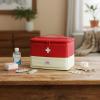 Qcbuegof Multipurpose Storage Solution with Reinforced Handles and Visible Labels, Portable Emergency Storage Box view 3
