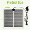 Adiwo Terrarium Heating Mat for Glass Enclosures, Adjustable Temperature, 14 W, 28 x 28 cm view 2