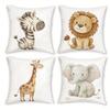 Personalized Baby Gift Set with Name and Birth Details, Safari Animals + Diaper Cake, 3-Piece | Birth Gift for Girls and Boys (Plum, Lion) view 3