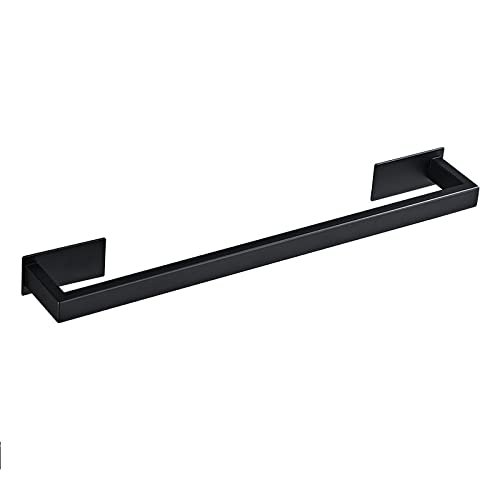 Modern Black Bathroom Hardware Set with Robe Hook, Towel Holder, Tissue Holder, Toothbrush Holder and Shelf