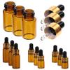 TOYANDONA 12-Pack Transparent Glass Dropper Bottles with Dropper Caps view 1
