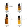 TOYANDONA 12-Pack Transparent Glass Dropper Bottles with Dropper Caps view 2