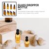 TOYANDONA 12-Pack Transparent Glass Dropper Bottles with Dropper Caps view 3