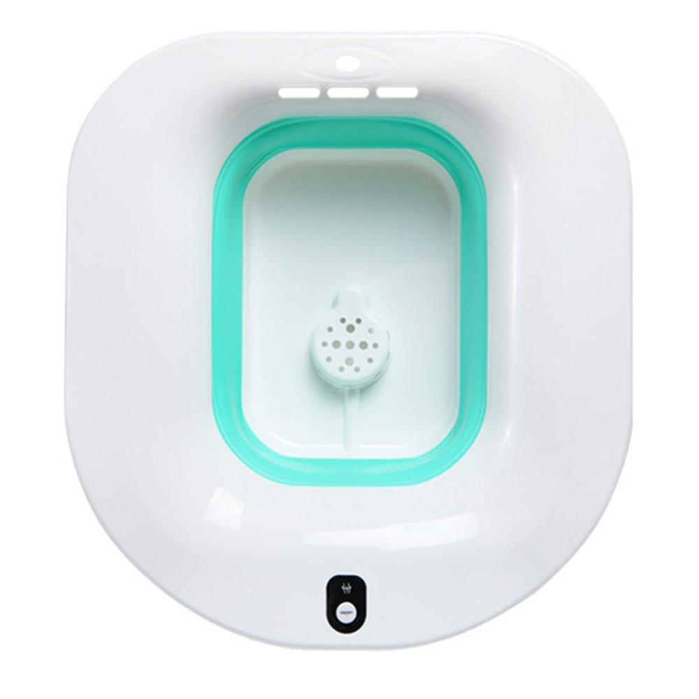 Electric Sitz Bath, Green PP and TPR, for Postpartum Care