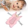 Fdit Soft Floating Bath Cushion for Baby Bathing with Milk Silk Fabric for Comfortable Newborn Bathing (Style 3) view 2