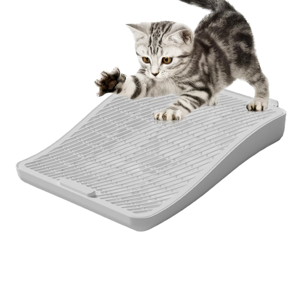 Cat Steps for the Litter Box, Removable Stairway for Catching Litter