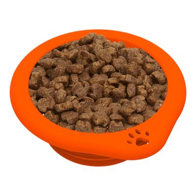 Portable Dog Bowl for Travel, 300 ml, with Carabiner