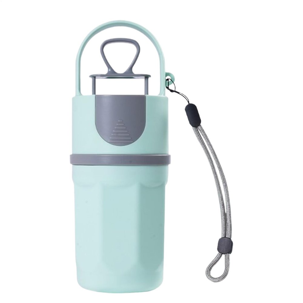 Dog Pooper Scooper with Waste-Bag Lanyard for Outdoor Use