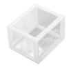 Fafeims Betta Fish Aquarium, Mini Betta Fish Bowl, Stackable Small Bowl for Tabletop Decor, Aquarium Set (White) view 1