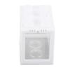 Fafeims Betta Fish Aquarium, Mini Betta Fish Bowl, Stackable Small Bowl for Tabletop Decor, Aquarium Set (White) view 2