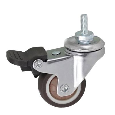 4-Piece Universal Swivel Casters, Heavy-Duty Furniture Casters with Safety Brakes (8)