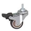 4-Piece Universal Swivel Casters, Heavy-Duty Furniture Casters with Safety Brakes (8) view 1