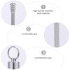 4-Piece Spiral Ear Cleaner Set, Stainless Steel, Silver view 4