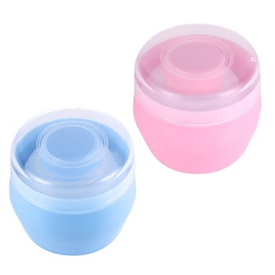 GARIOUANS 2-Piece Baby Powder Puff Container Set