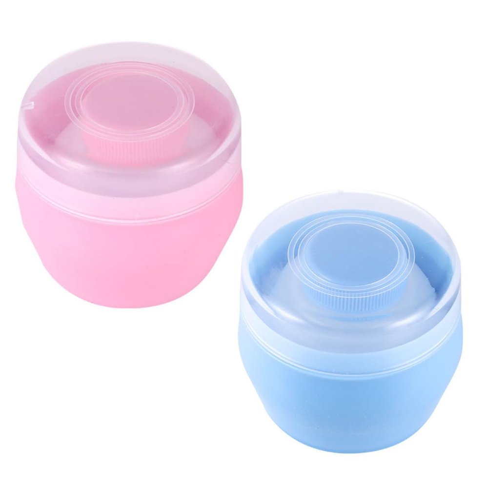 CORHAD Baby Powder Puff Case, Large Capacity, 2 Sets