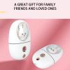Culnflun Facial Steamer, Portable Animal Mist Sprayer, USB Rechargeable, 35 mL, White view 2
