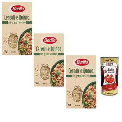 Italian Gourmet Cereali e Quinoa Mix, 3 x 320 g, Gluten-Free, Buckwheat