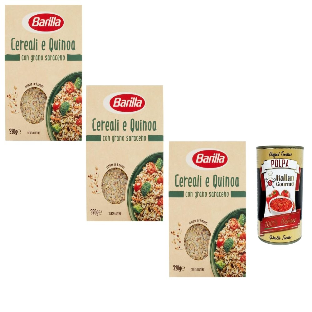 Italian Gourmet Cereali e Quinoa Mix, 3 x 320 g, Gluten-Free, Buckwheat