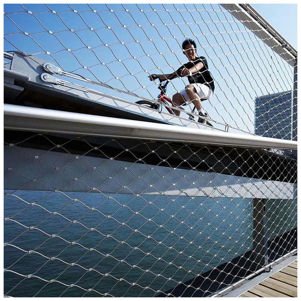 Flexible 304 Stainless Steel Wire Mesh for Railings, Gardens and Farms