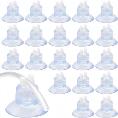 SHSHbuy Aquarium Suction Cup Clips - 20 Pack