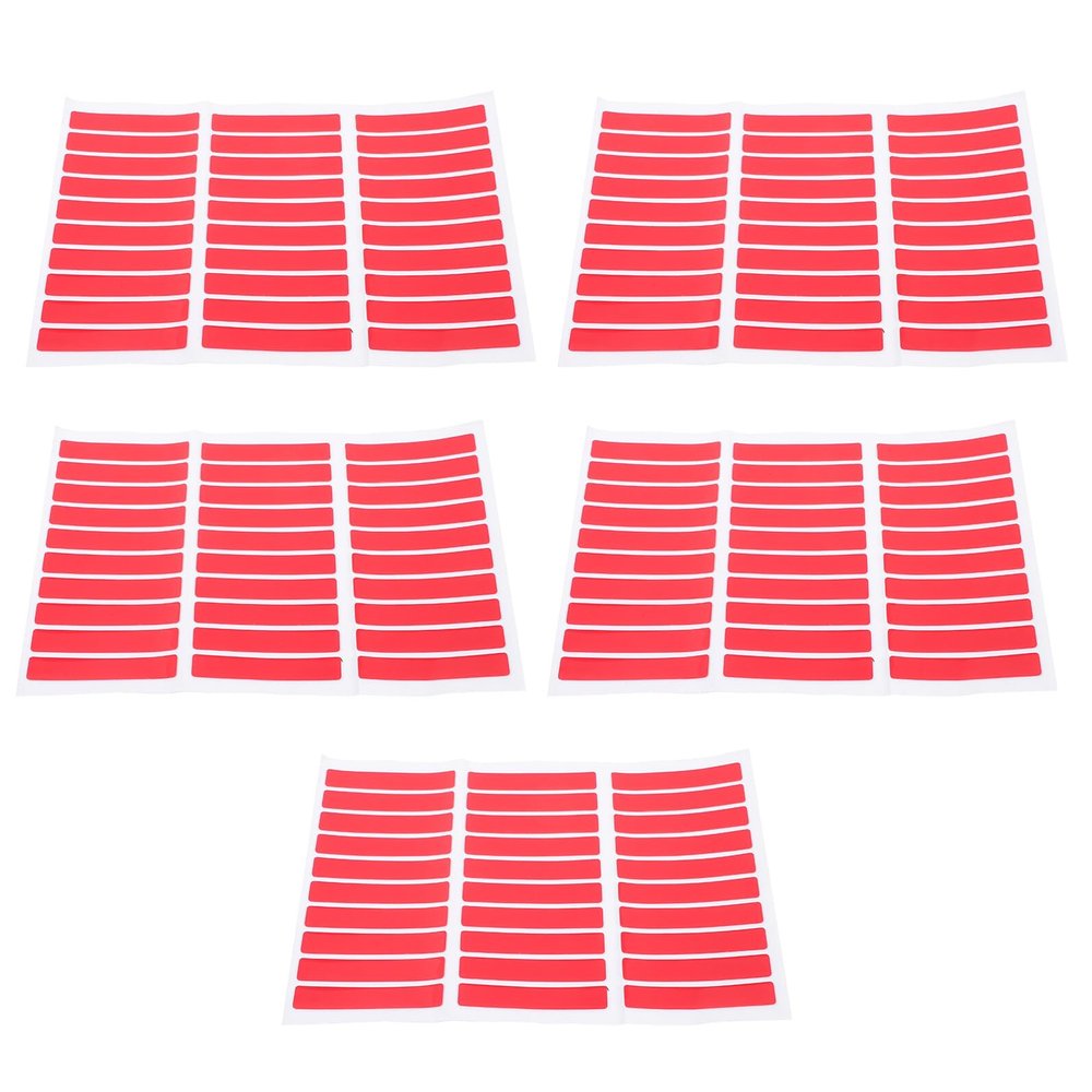 Transparent Double-Sided Nail Display Tape, 5 Sheets