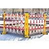 Portable Traffic Safety Barrier, Expandable Mobile Fence for Pedestrian Protection, Red and White, 1.2 x 4.5 m view 4