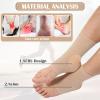 Hengrongshen 2 Pairs Ankle Support Socks with Gel Pads view 3