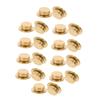 HAPINARY 20-Piece Mini Metal Rotary Bearings for Nail Art, Jewelry & DIY, Gold view 1